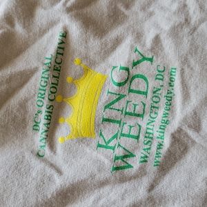 Cropped and Distressed King Weedy T-shirt